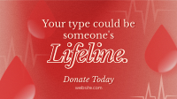 Donate Blood Campaign Facebook Event Cover Image Preview