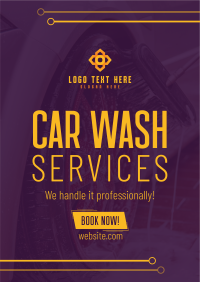 Car Wash Services Flyer Design