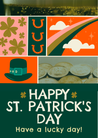 Rustic St. Patrick's Day Greeting Flyer Design