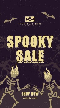 SkeletonFest Sale Facebook Story Design