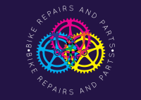 Bike Repairs and parts Postcard Image Preview