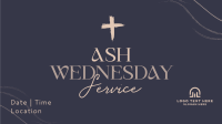 Minimalist Ash Wednesday Video Image Preview