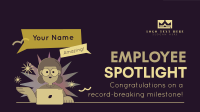 Employee Milestone Spotlight Animation Preview