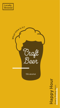 Locally Brewed Facebook Story Design