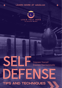 Self Defense Tips Poster Preview