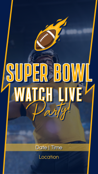 Super Bowl Live Instagram Story Design