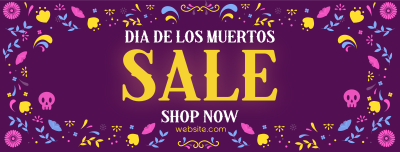 Floral Picado Sale Facebook cover Image Preview