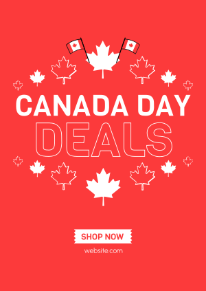 Canada Day Deals Poster Image Preview
