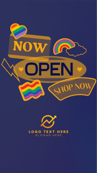 Sticker Now Open Instagram story Image Preview
