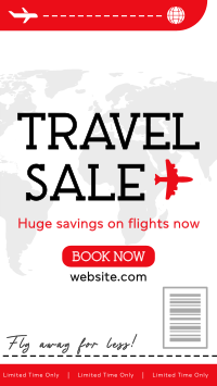 Travel Agency Sale YouTube short Image Preview