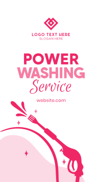 Professional Power Washing Facebook Story Design