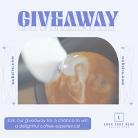 Cafe Coffee Giveaway Promo Linkedin Post Image Preview