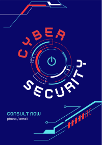 Cyber Security Flyer Design