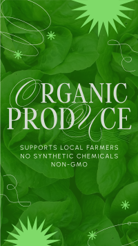 Minimalist Organic Produce Facebook Story Design