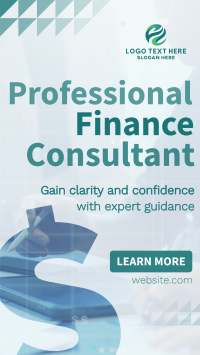 Professional Finance Consultant YouTube short Image Preview