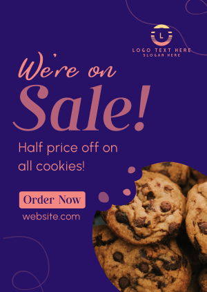 Cookie Dessert Sale Poster Image Preview