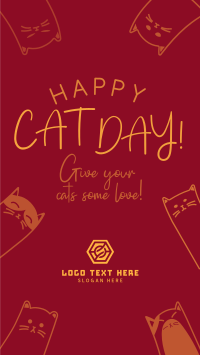 Wiggly Cats Facebook Story Design