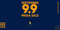 Mega Sale 9.9 Twitter Post Image Preview