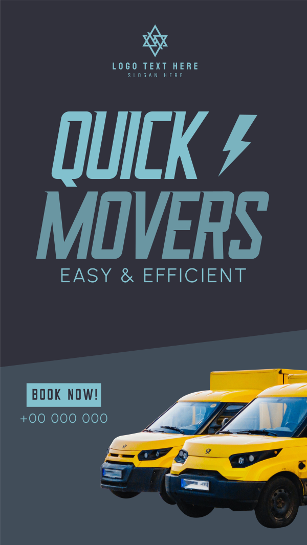 Quick Movers Instagram Story Design Image Preview