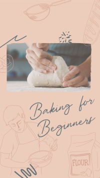 Beginner Baking Class Instagram Story Design
