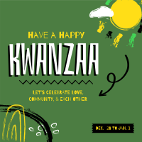 A Happy Kwanzaa Instagram post Image Preview