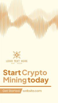 Cryptocurrency Market Mining Instagram reel Image Preview