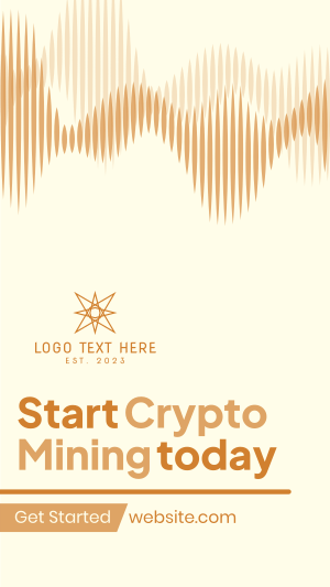 Cryptocurrency Market Mining Instagram Reel Image Preview