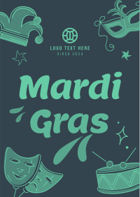 Mardi Gras Flyer Image Preview