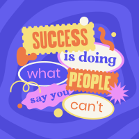 Success all the Way Instagram post Image Preview