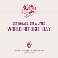 World Refugee Day Dove Instagram Post Image Preview