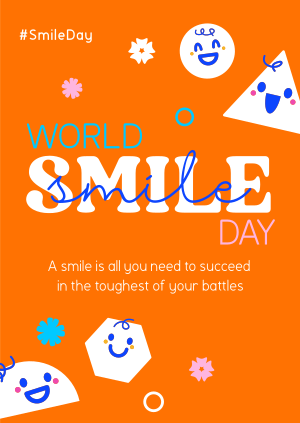 World Smile Day Poster | World Smile Day Poster Maker | BrandCrowd