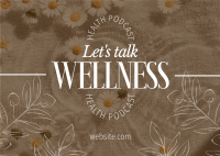 Wellness Podcast Postcard Image Preview
