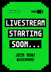 Livestream Start Gaming Flyer Design