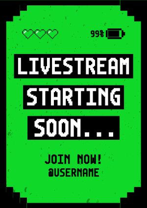 Livestream Start Gaming Flyer Image Preview