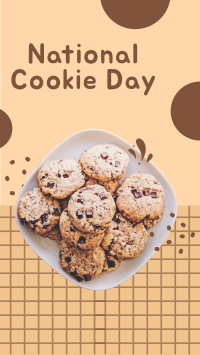 Cute Cookie Day Facebook story Image Preview