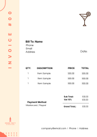Winery Invoice Image Preview
