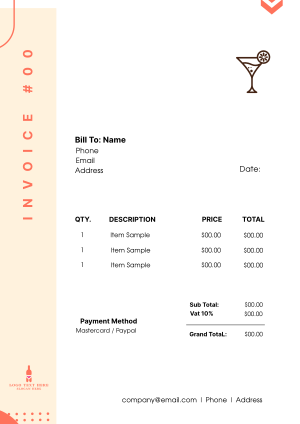 Winery Invoice Image Preview
