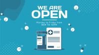 Pharmacy Hours Facebook Event Cover Design