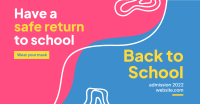 Safe Return To School Facebook Ad Design