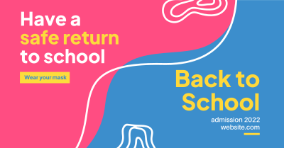 Safe Return To School Facebook ad Image Preview
