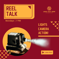 Reel Talk Instagram Post Design