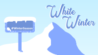 White Winter Facebook event cover Image Preview