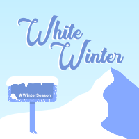 White Winter Instagram post Image Preview