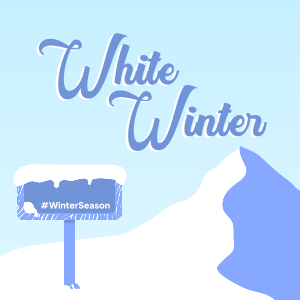 White Winter Instagram post Image Preview