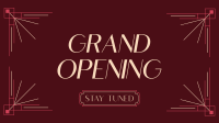 Elegant Opening Announcement Facebook event cover Image Preview