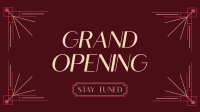 Elegant Opening Announcement Facebook Event Cover Image Preview