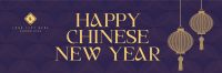 Lantern Chinese New Year Twitter Header Design