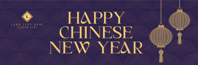 Lantern Chinese New Year Twitter header (cover) Image Preview