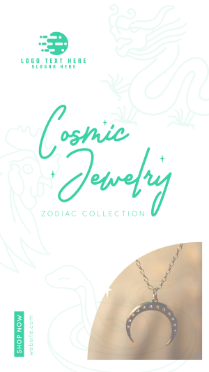 Cosmic Zodiac Jewelry  Instagram story Image Preview