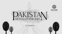Pakistan Day Landmark Facebook Event Cover Design